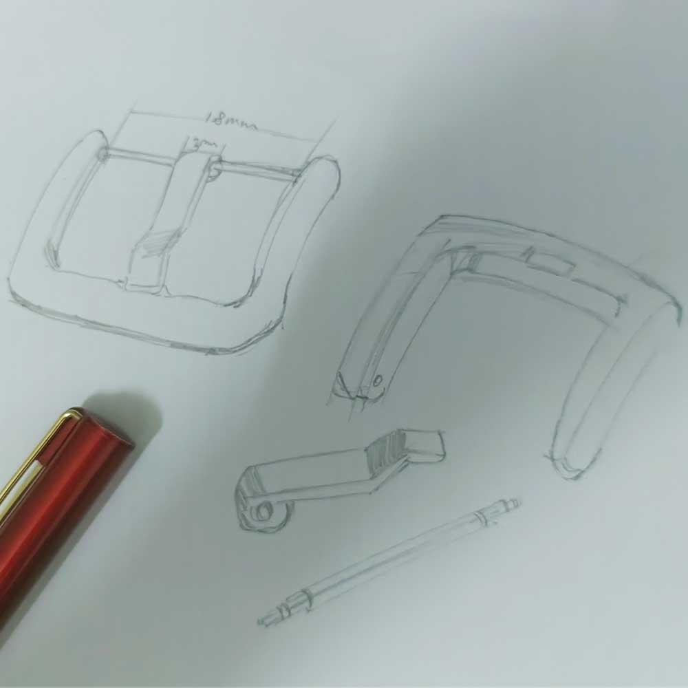 bespoke watch buckle